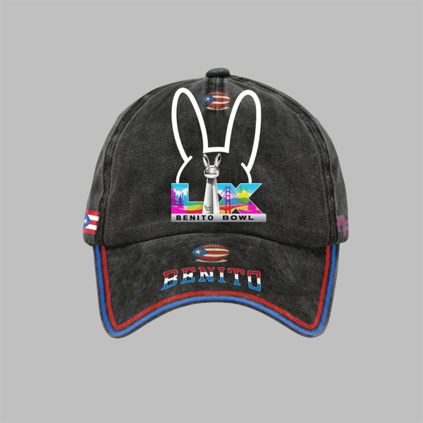 Benito Bowl Football Printed Hat 3