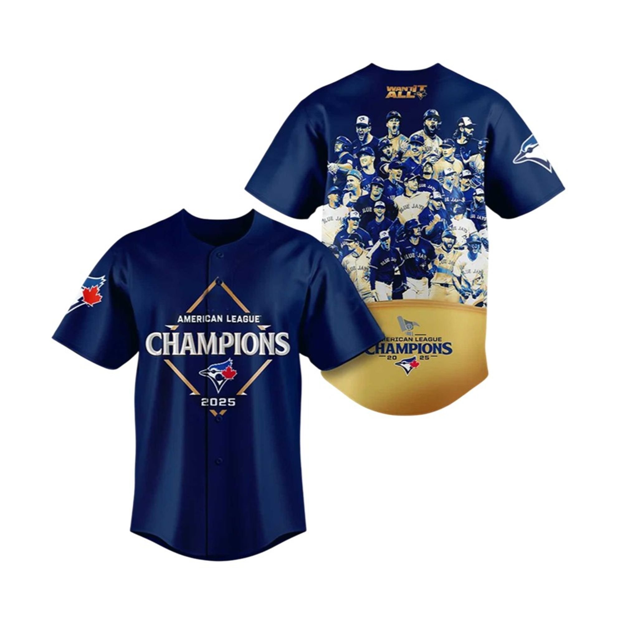 Blue Jays 2025 American League Champions Jersey 2 Blue Jays 2025 American League Champions Jersey 1 2