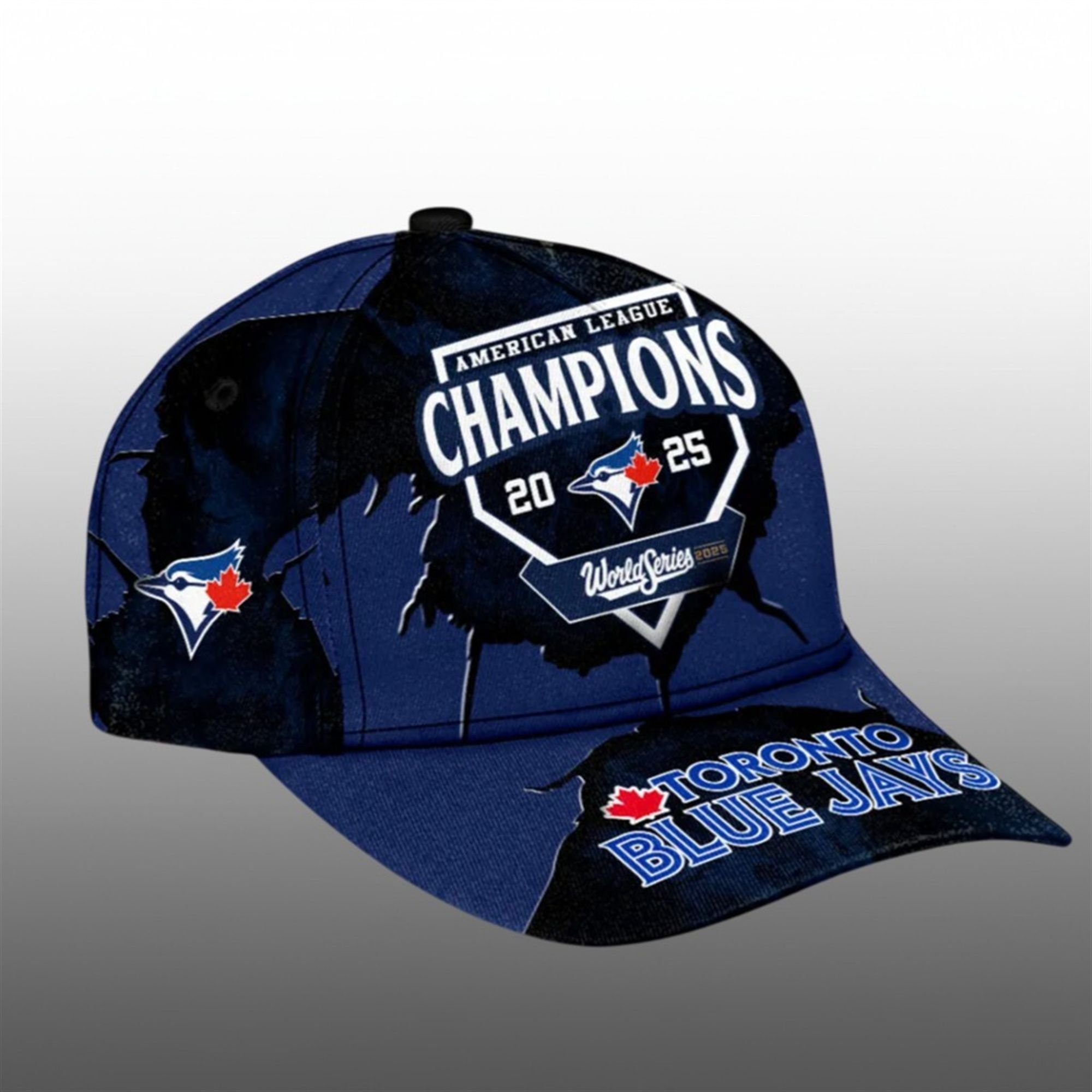 Blue Jays 2025 American League Champions World Series Cap 1 1 Blue Jays 2025 American League Champions World Series Cap 1 1