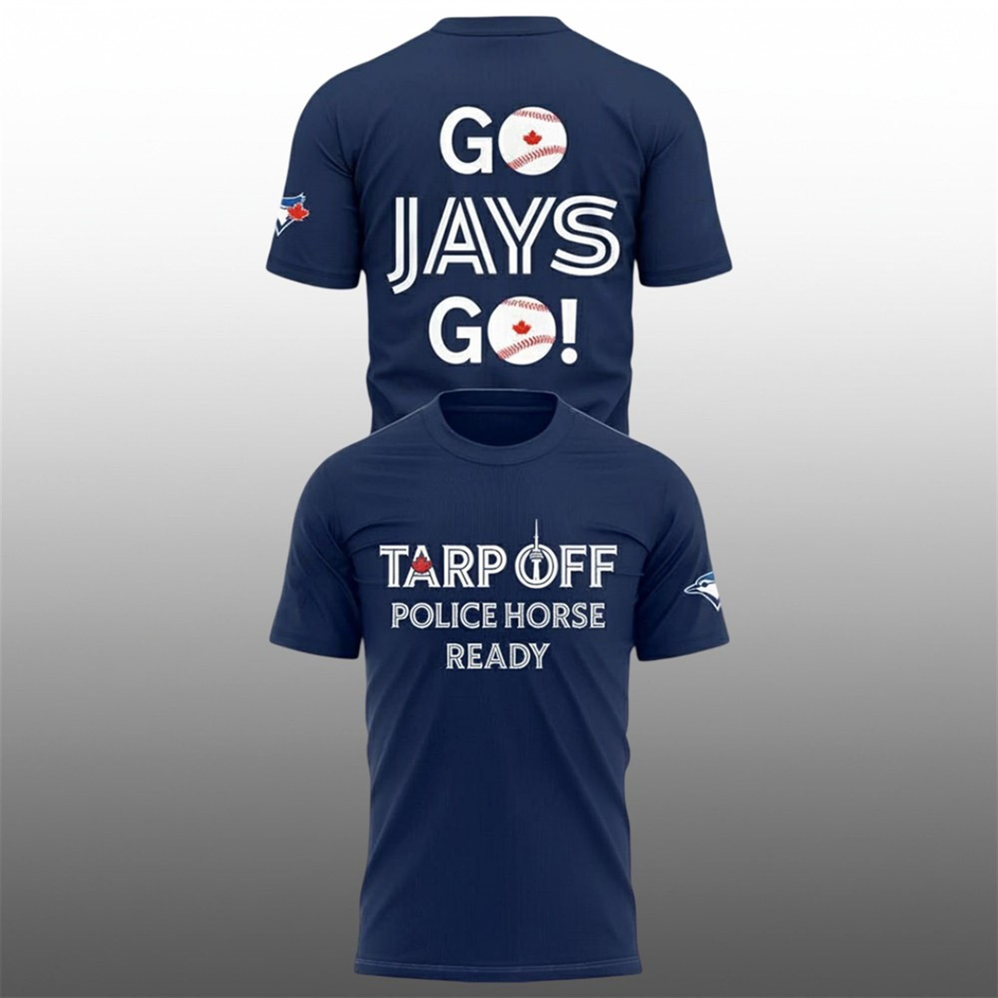 Blue Jays 2025 Tarp Off Police Horse Ready Shirt 1 Blue Jays 2025 Tarp Off Police Horse Ready Shirt 1