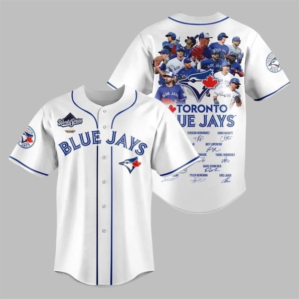 Blue Jays 2025 World Series Signature Jersey 2