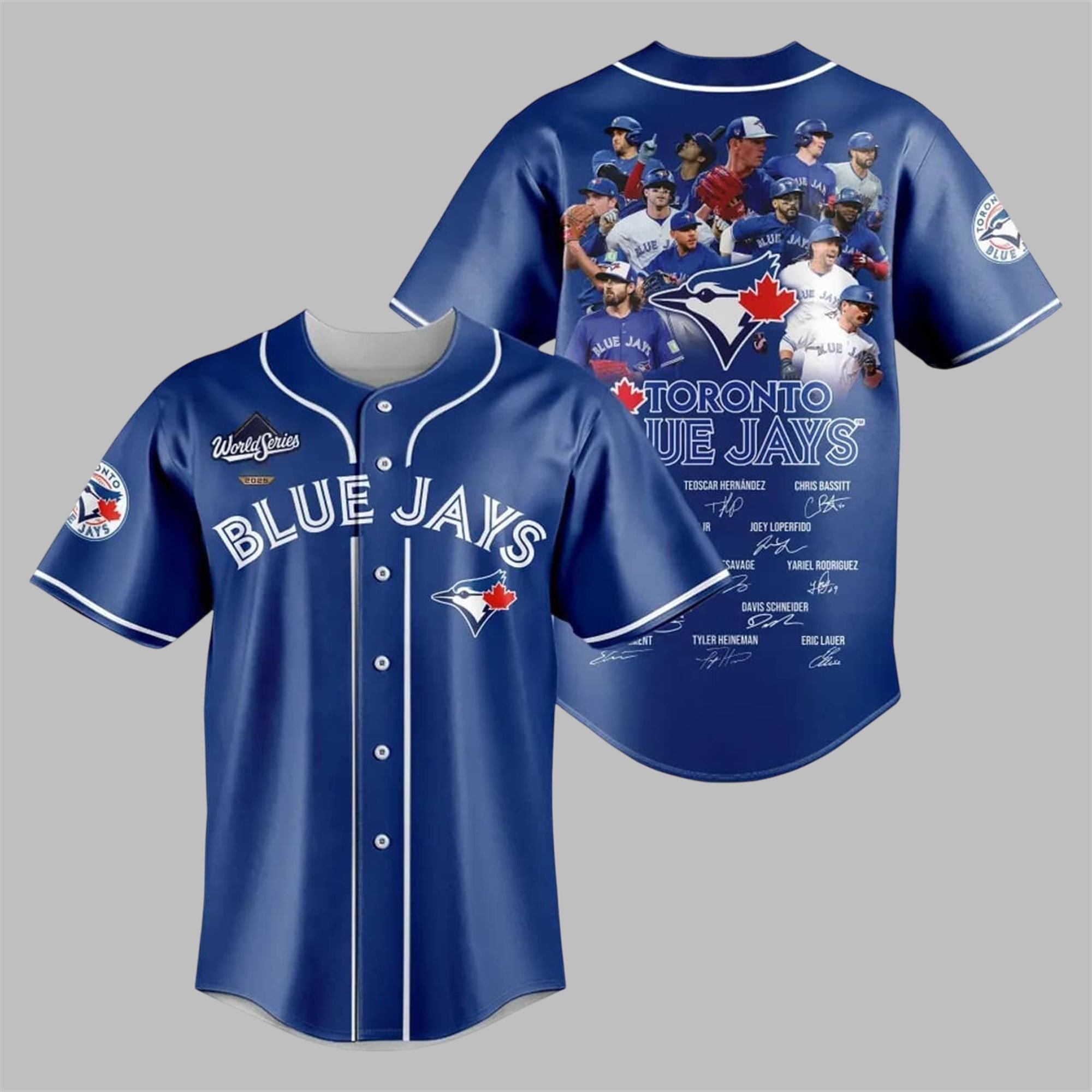 Blue Jays 2025 World Series Signature Jersey 3 Blue Jays 2025 World Series Signature Jersey 3