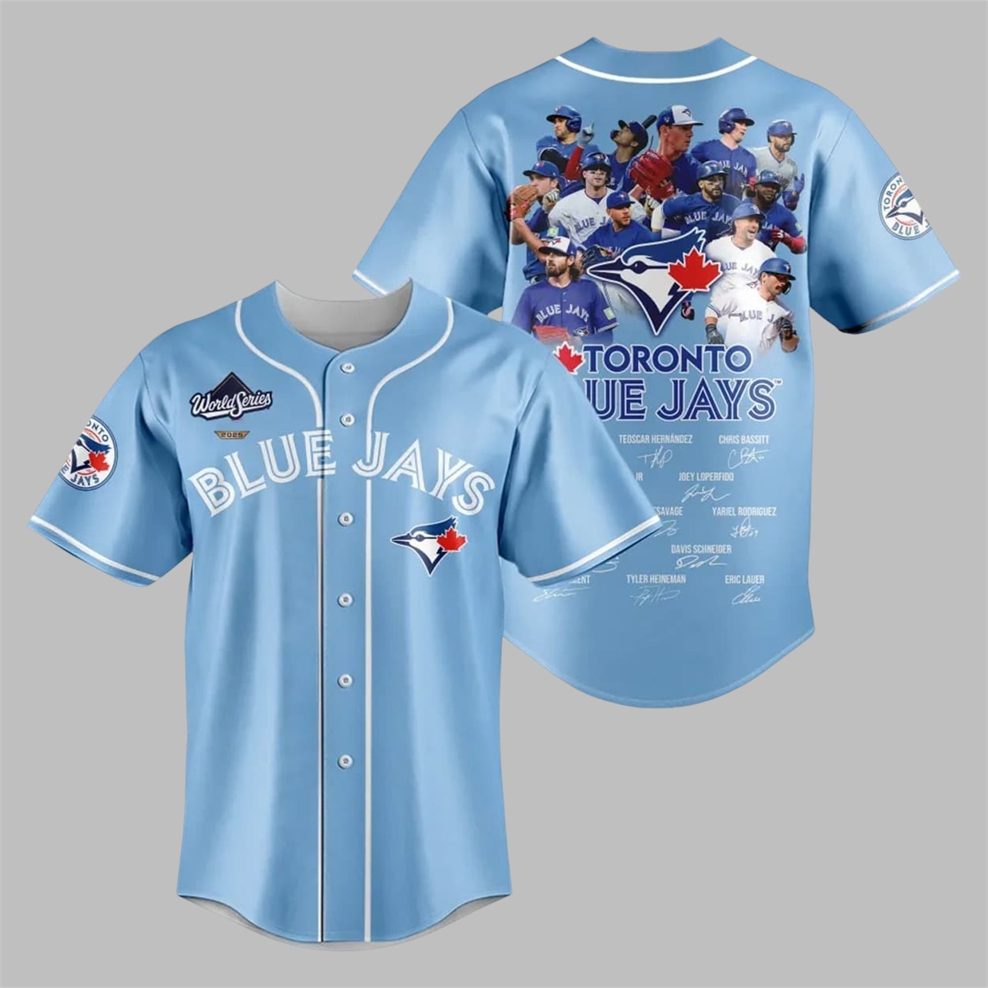 Blue Jays 2025 World Series Signature Jersey 4 Blue Jays 2025 World Series Signature Jersey 4