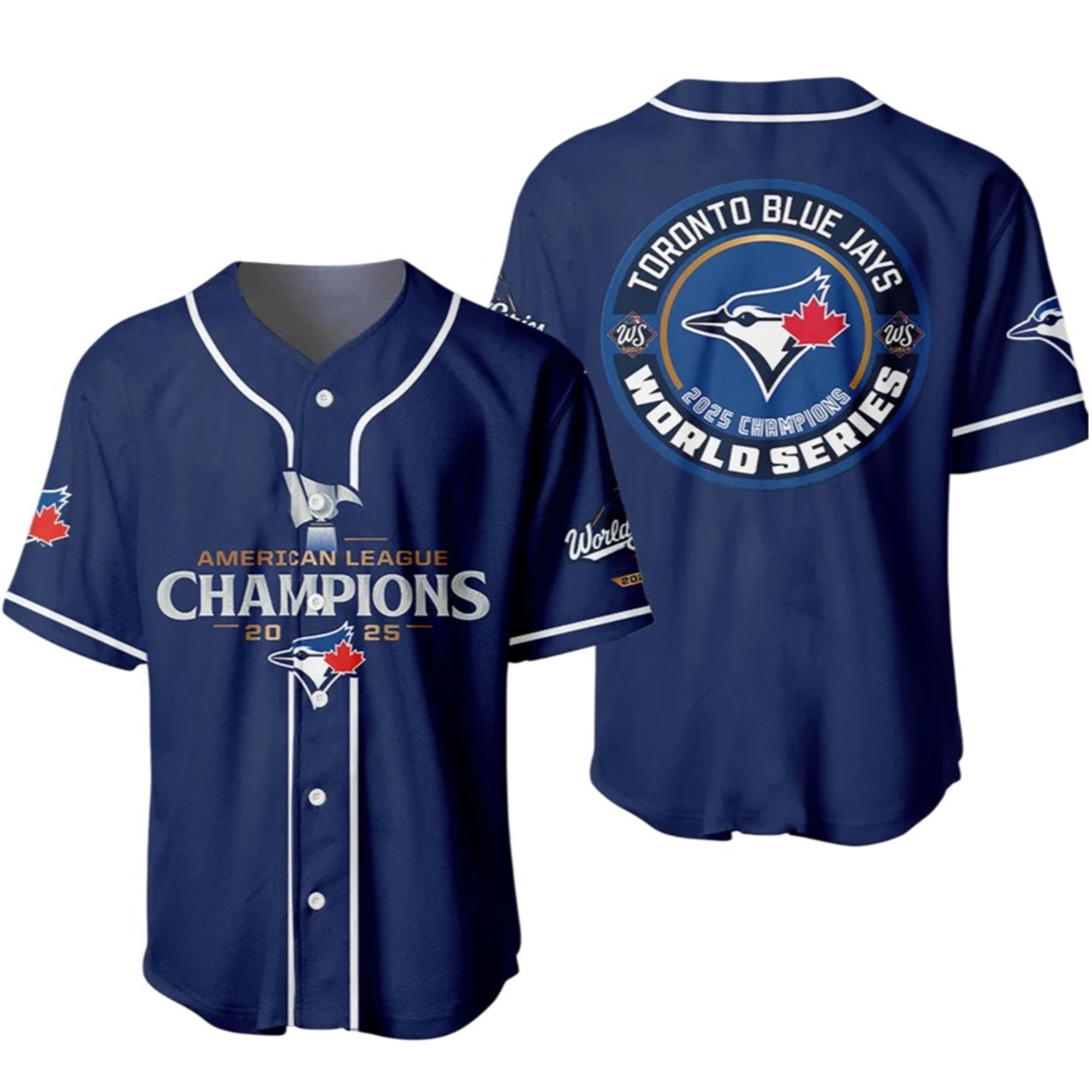 Blue Jays American League Champions 2025 World Series Jersey 2 Blue Jays American League Champions 2025 World Series Jersey 1 2