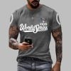 Blue Jays Baseball World Series 2025 Print Casual T-Shirt 5 Blue Jays Baseball World Series 2025 Print Casual T Shirt 4