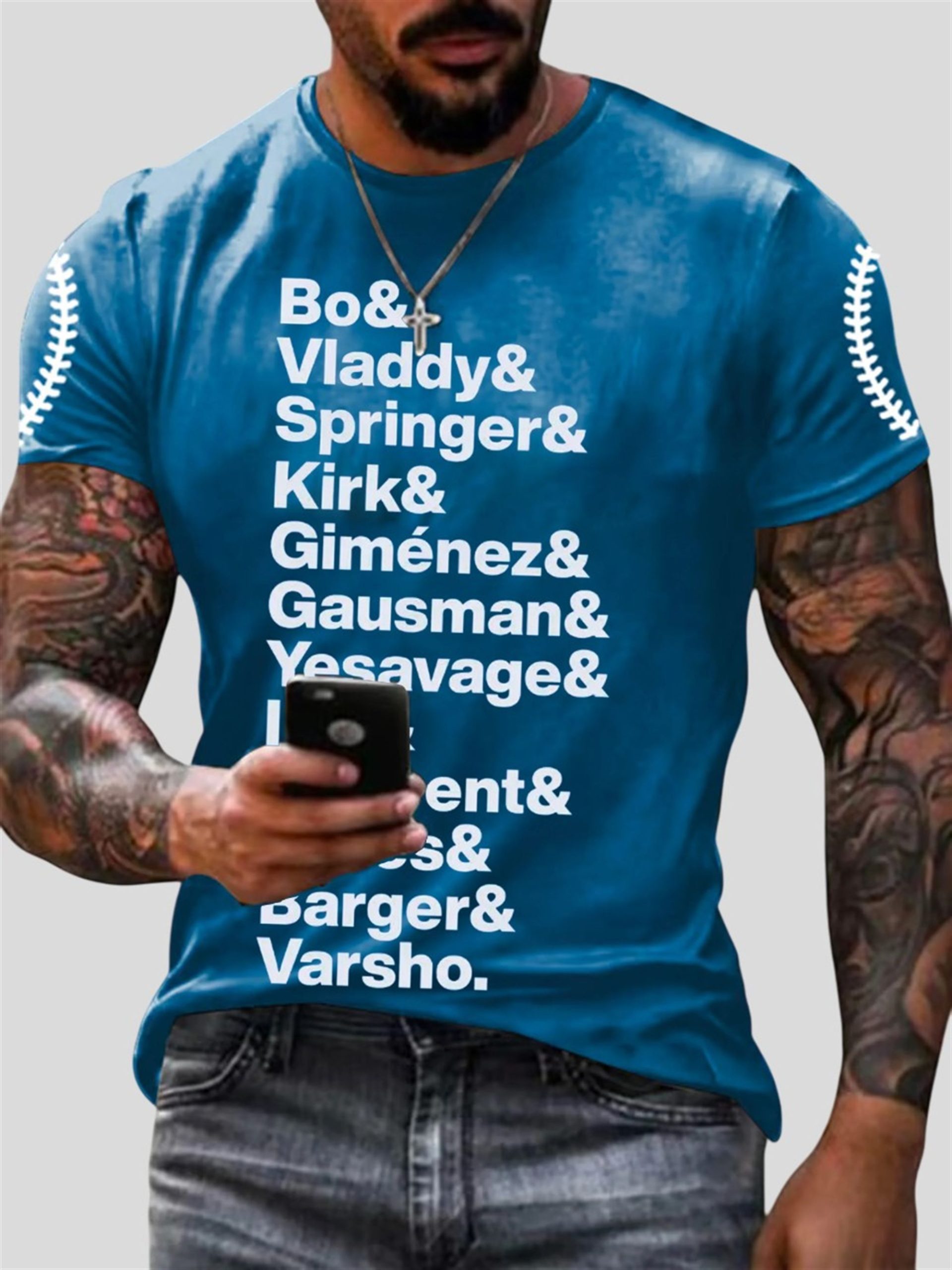 Blue Jays Bo Vladdy Springer Kirk Gimenez Shirt 3 Blue Jays Bo Vladdy Springer Kirk Gimenez Shirt 3