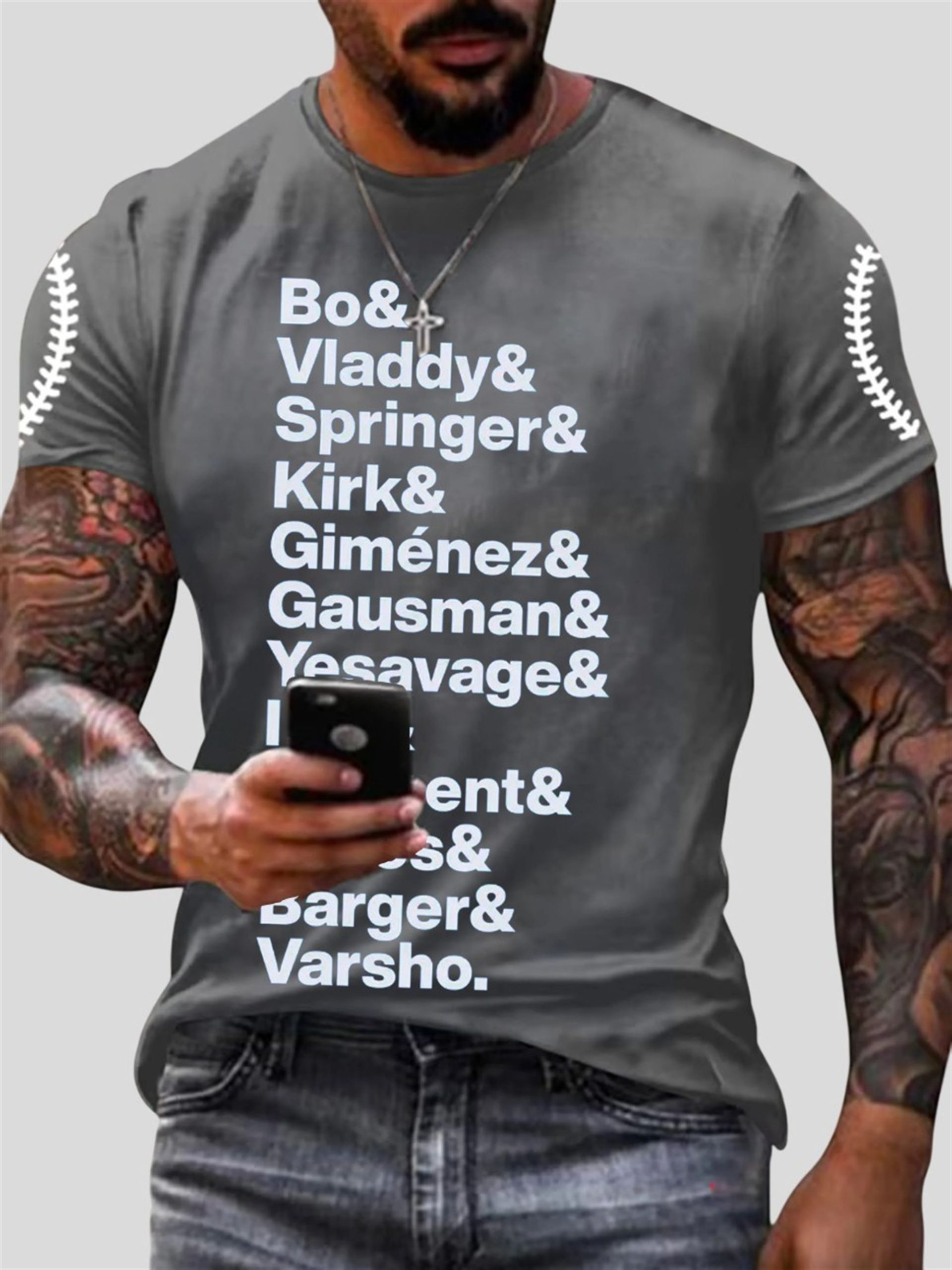 Blue Jays Bo Vladdy Springer Kirk Gimenez Shirt 5 Blue Jays Bo Vladdy Springer Kirk Gimenez Shirt 5