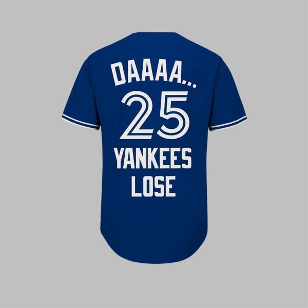 Blue Jays Daaaa 25 Yankees Lose Jersey 1 1