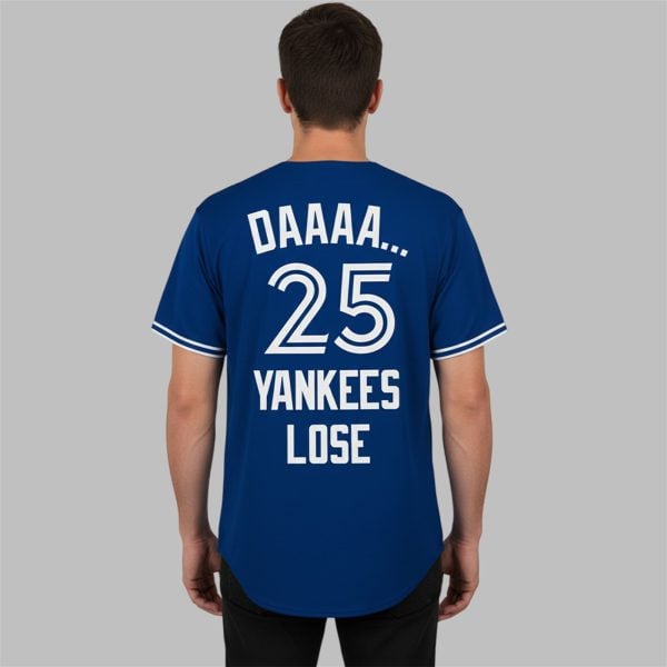 Blue Jays Daaaa 25 Yankees Lose Jersey 1 3