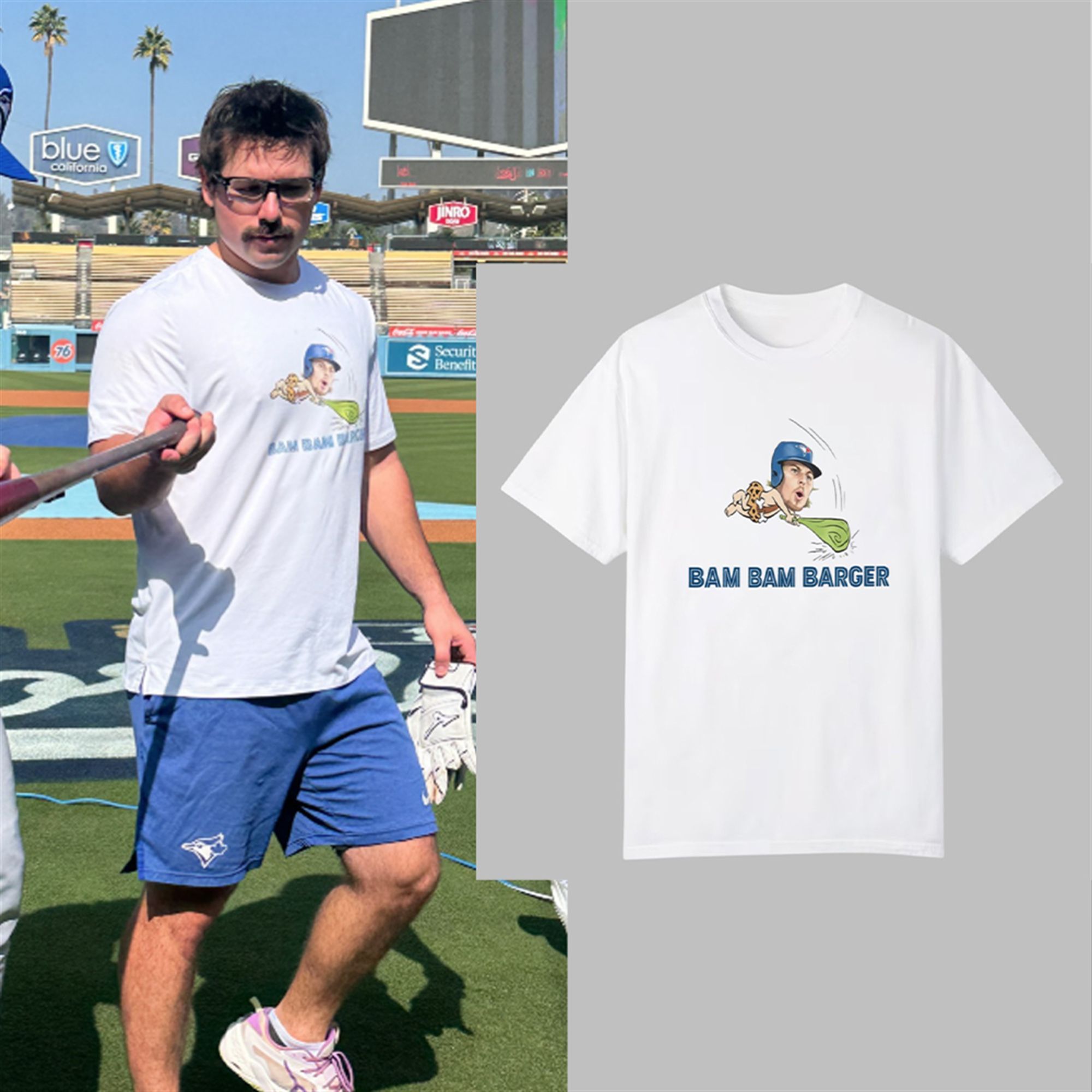 Blue Jays Davis Schneider Bam Bam Barger Shirt 3 11 Blue Jays Davis Schneider Bam Bam Barger Shirt 3 11