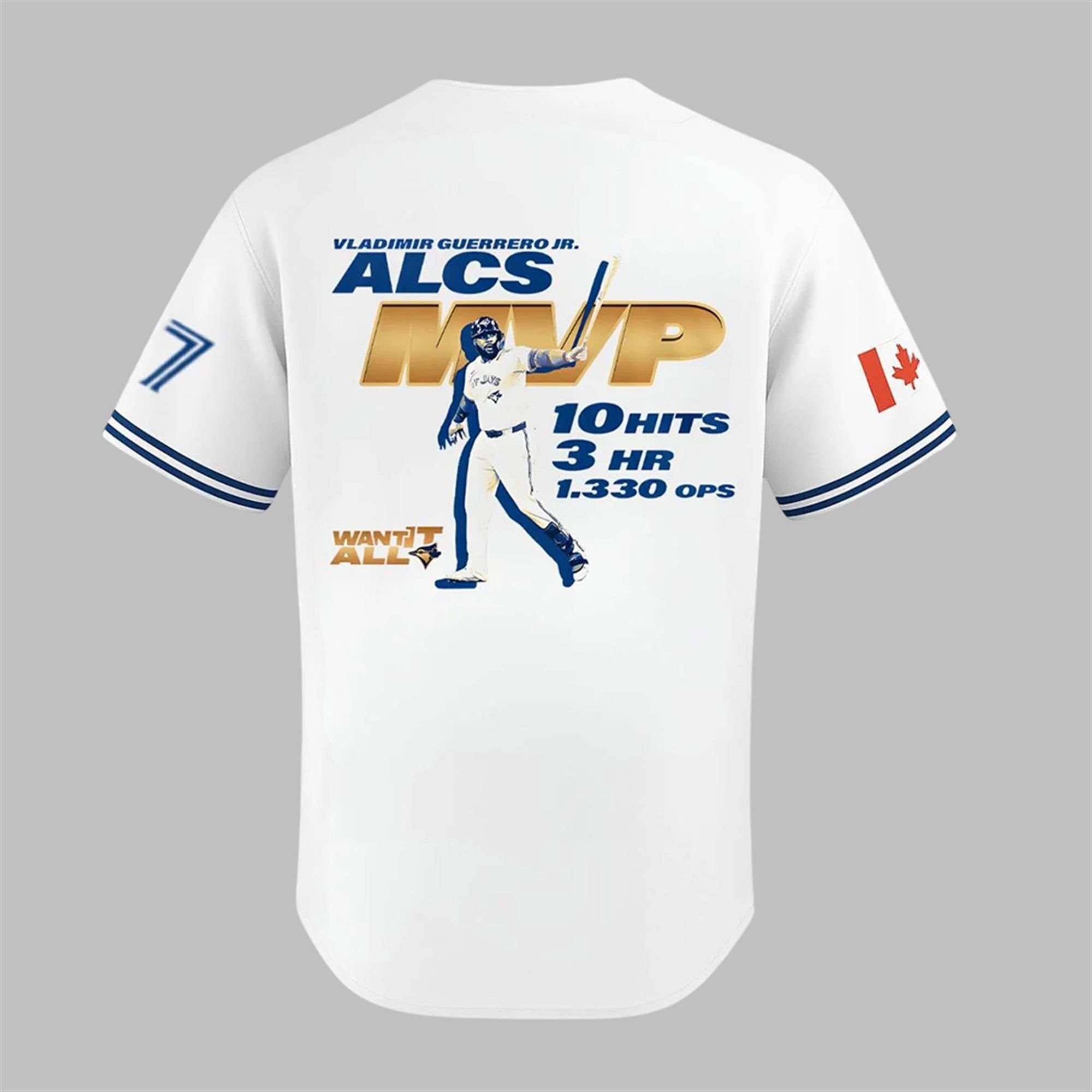 Blue Jays Vladimir Guerrero Jr ALCS MVP 2025 Jersey 3 Blue Jays Vladimir Guerrero Jr ALCS MVP 2025 Jersey 3