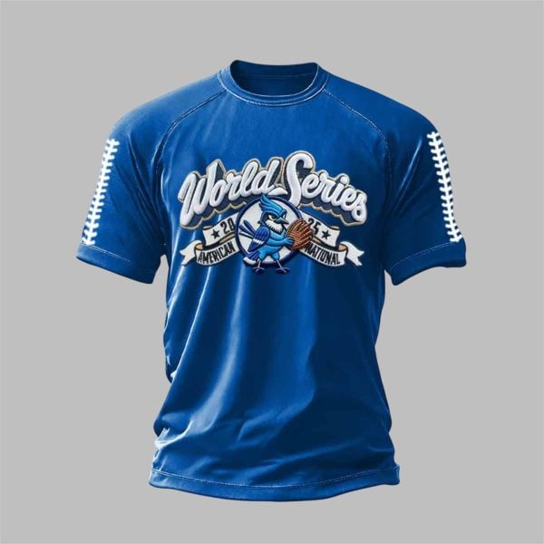 Blue Jays World Series 2025 Print Casual T Shirt 1