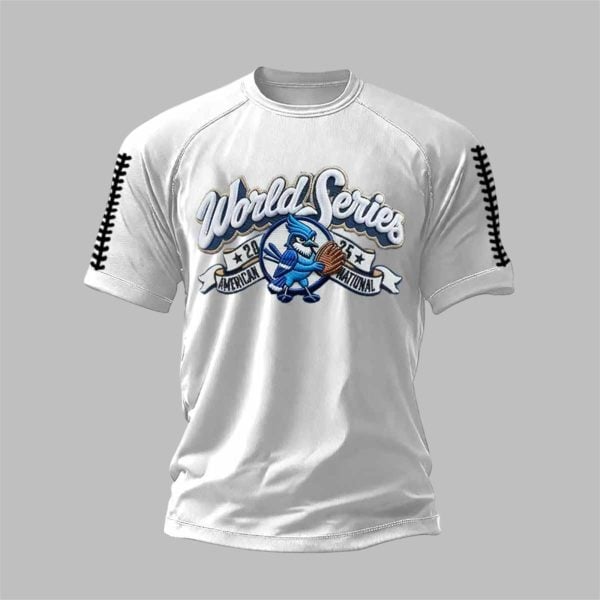 Blue Jays World Series 2025 Print Casual T Shirt 2