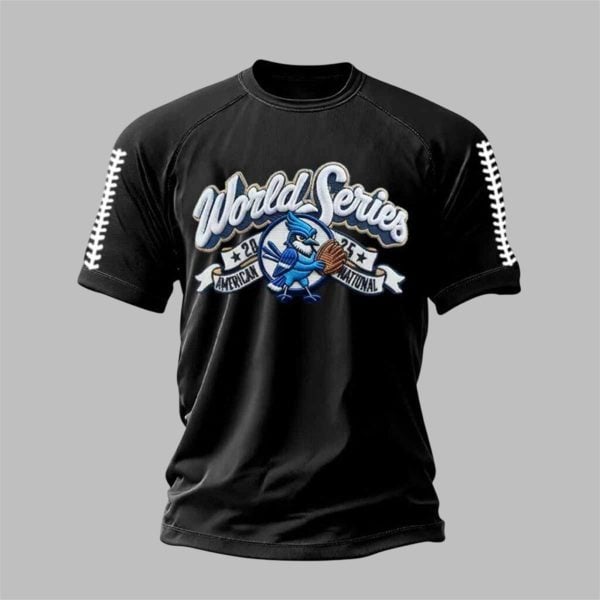 Blue Jays World Series 2025 Print Casual T Shirt 3