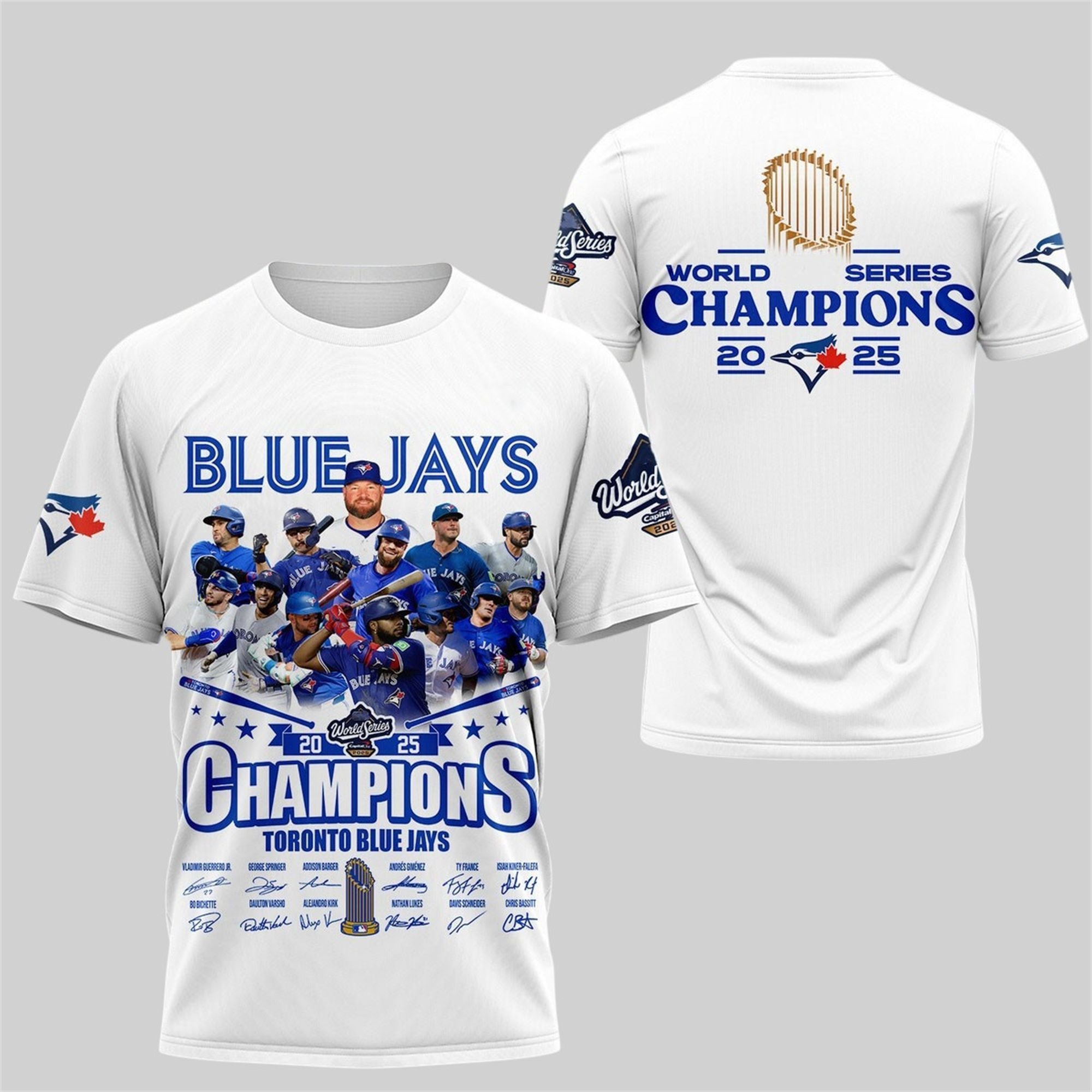 Blue Jays World Series Champions 2025 Signature Shirt Blue Jays World Series Champions 2025 Signature Shirt