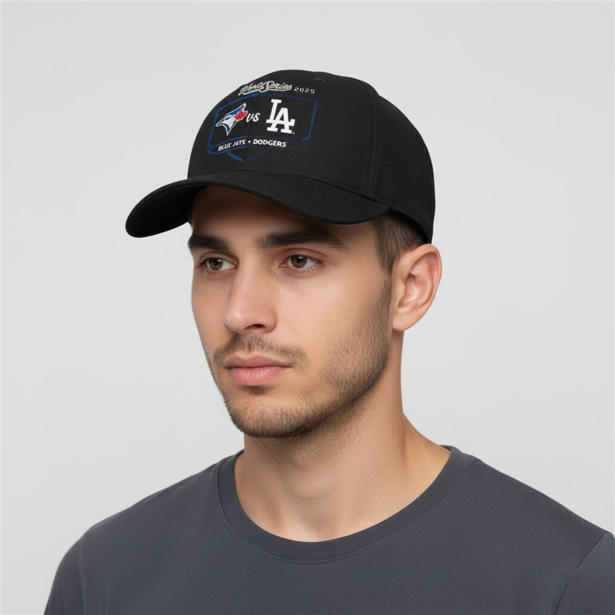 Blue Jays x Dodgers World Series 2025 Hat 2 Blue Jays x Dodgers World Series 2025 Hat 2