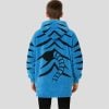 Blue Tiger Cosplay Blanket Hoodie 2