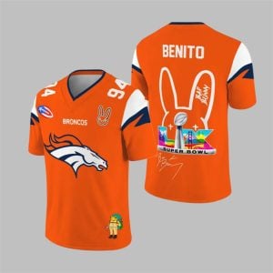 Broncos Bad Bunny Bowl LX 2025 2026 Jersey 1 1