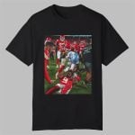 Brian Branch Slaps JuJu Smith-Schuster Shirt