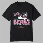 Caleb Williams Real Bears Fans Wear Pink 2025 Shirt