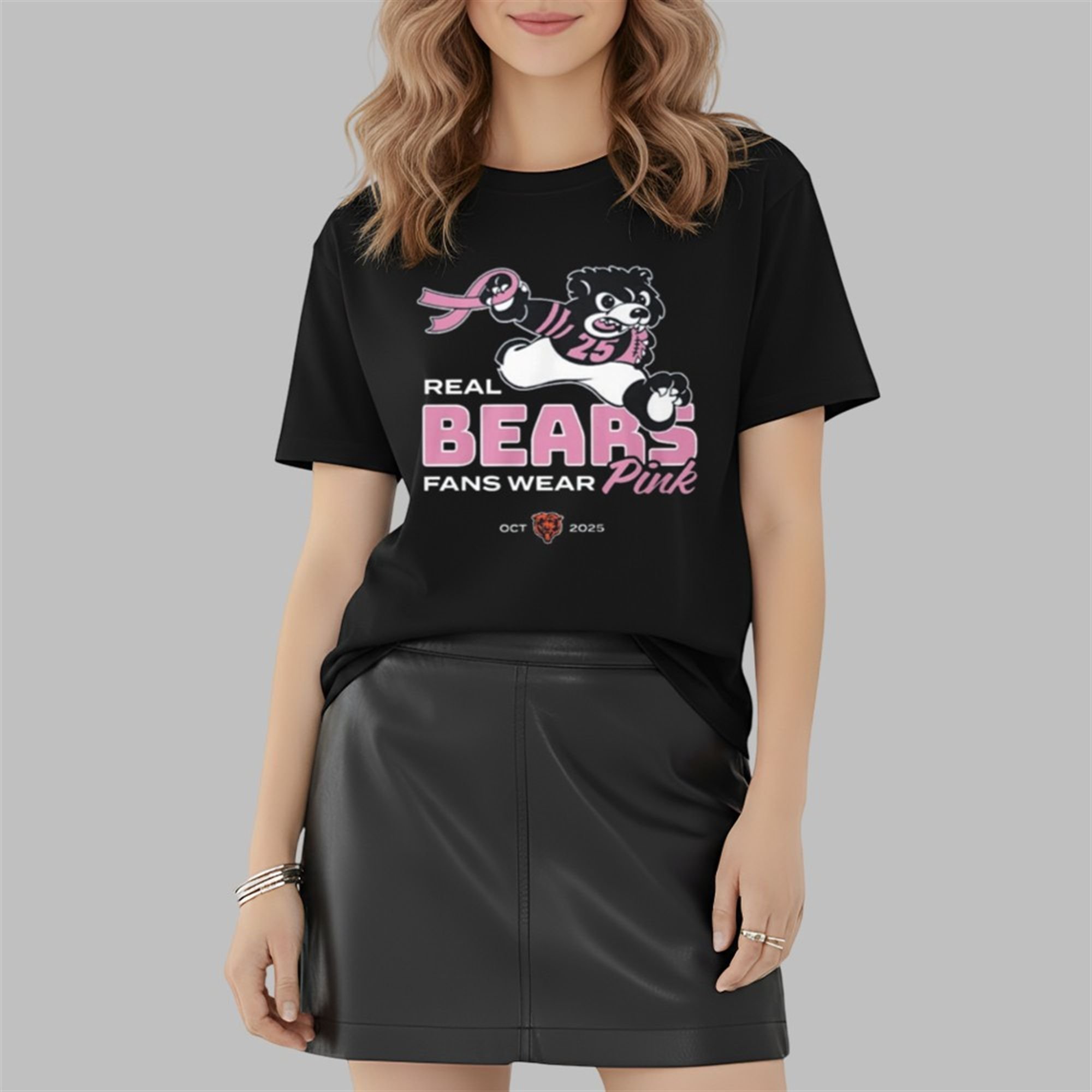 Caleb Williams Real Bears Fans Wear Pink 2025 Shirt Caleb Williams Real Bears Fans Wear Pink 2025 Shirt