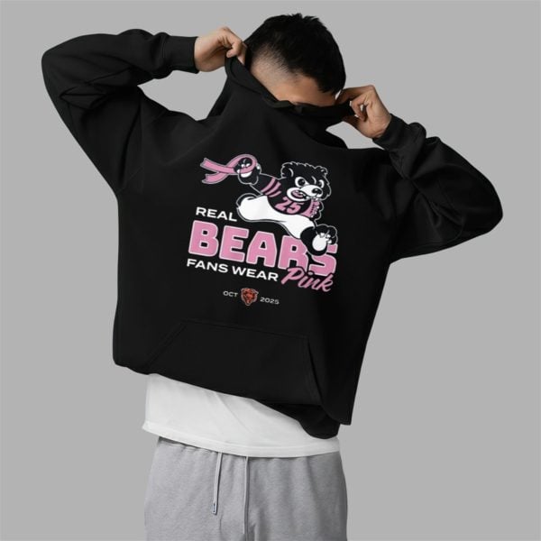 Caleb Williams Real Bears Fans Wear Pink Shirt 2 5