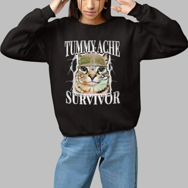 Cat Tummy Ache Survivor Shirt 1 1