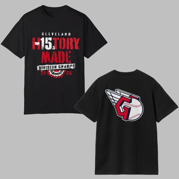 Cleveland History Made Division Champs 2025 Shirt 0 0