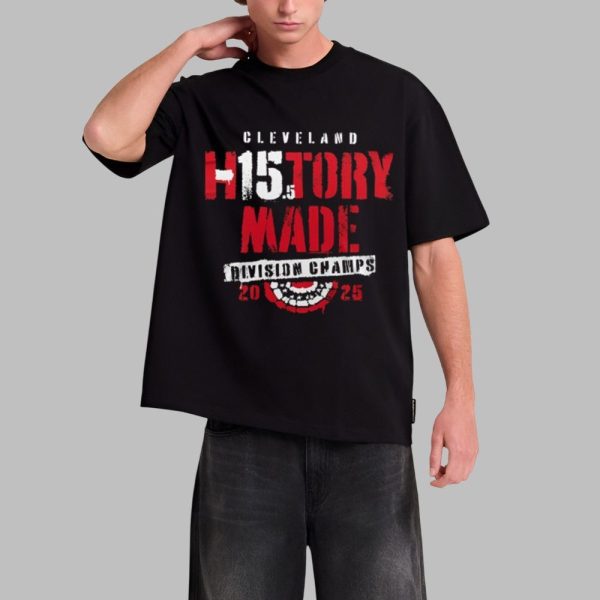 Cleveland History Made Division Champs 2025 Shirt 0 1