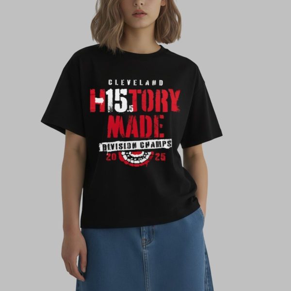 Cleveland History Made Division Champs 2025 Shirt 0 2
