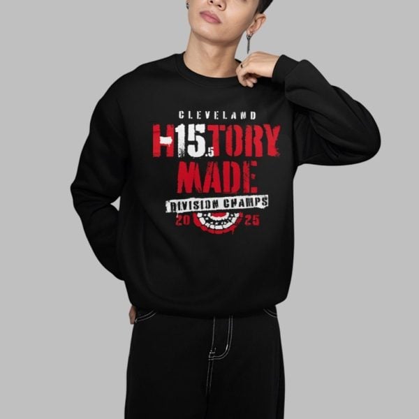 Cleveland History Made Division Champs 2025 Shirt 1 1