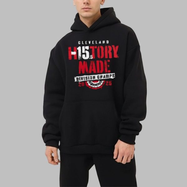 Cleveland History Made Division Champs 2025 Shirt 2 1