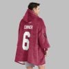 Conner 6 Arizona Football Blanket Hoodie 3