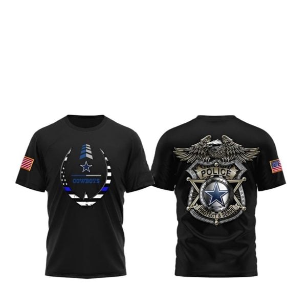 Cowboys Law Enforcement Appreciation Day 2025 Shirt 1 2