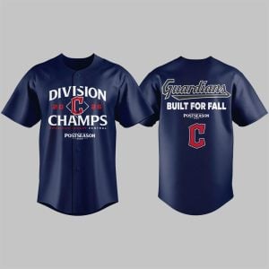 3 Guardians Division Champs AL Central Postseason 2025 Built For Fall Jersey