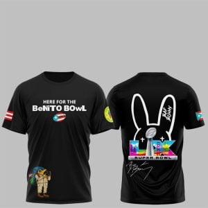 2025 2026 Bad Bunny Here For The BeNITO Bowl Shirt 1