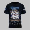 Dodgers 2025 World Series Champions BAck To Back Shirt 3