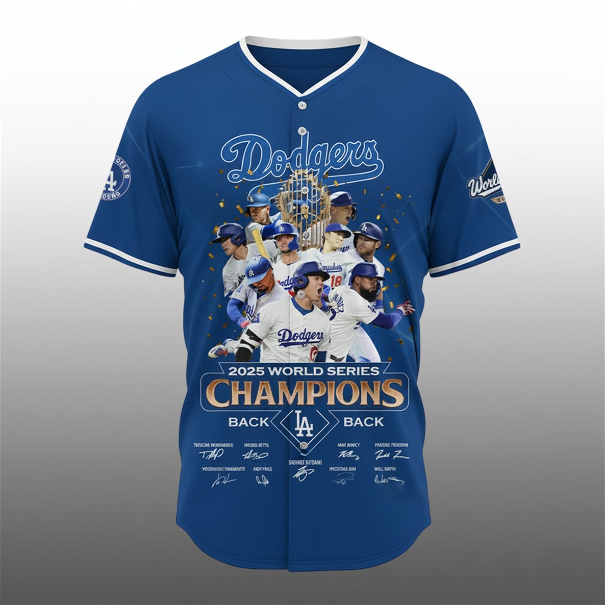 Dodgers 2025 World Series Champions Back To Back Jersey 1 Dodgers 2025 World Series Champions Back To Back Jersey 1