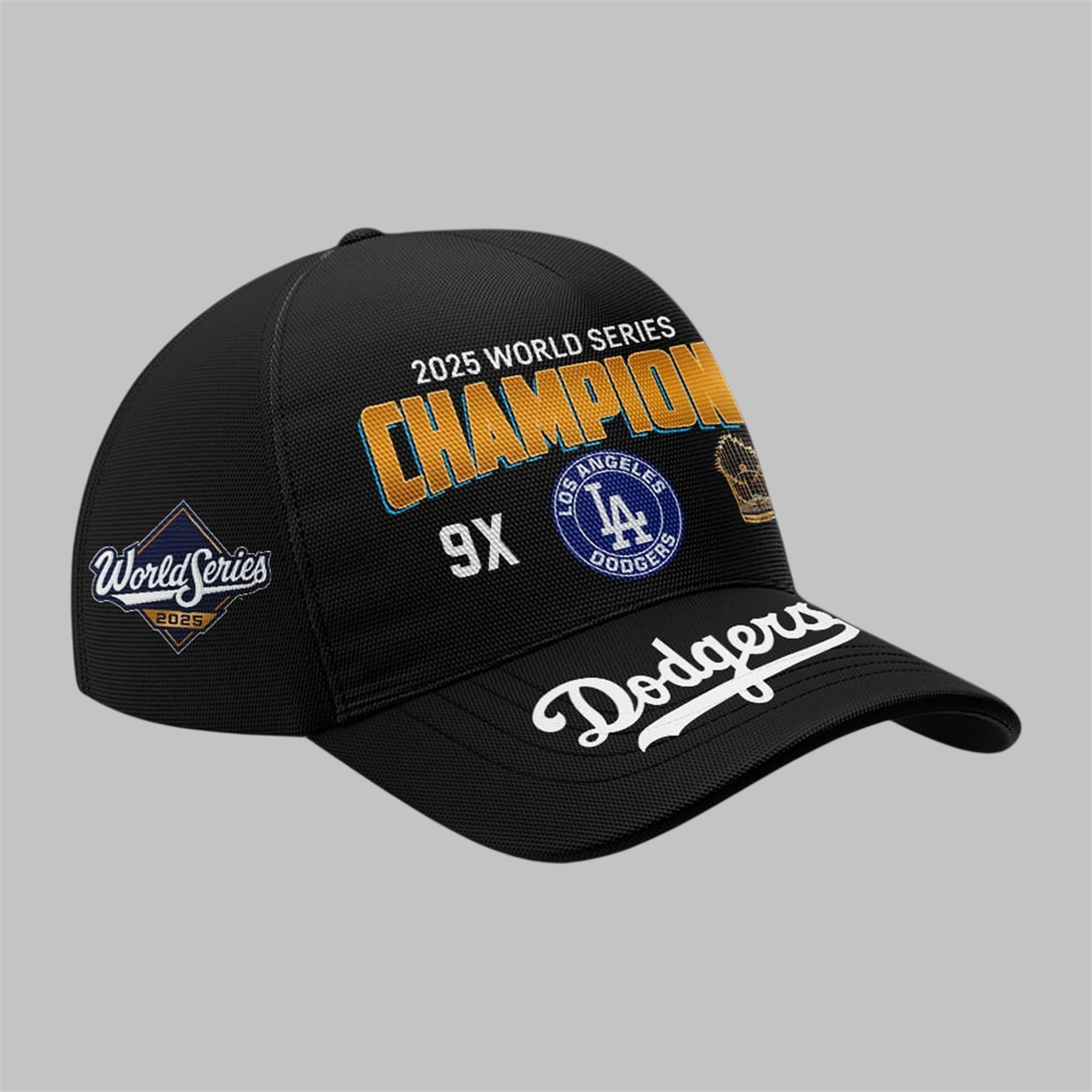 Dodgers 9X 2025 World Series Champions Hat 3 Dodgers 9X 2025 World Series Champions Hat 3