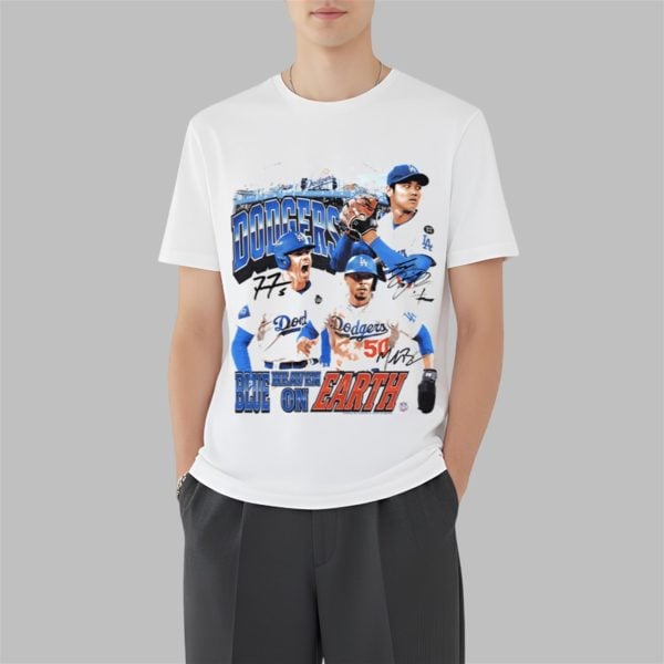 Dodgers Blue Heaven On Earth Bleed Blue Shirt 3 7