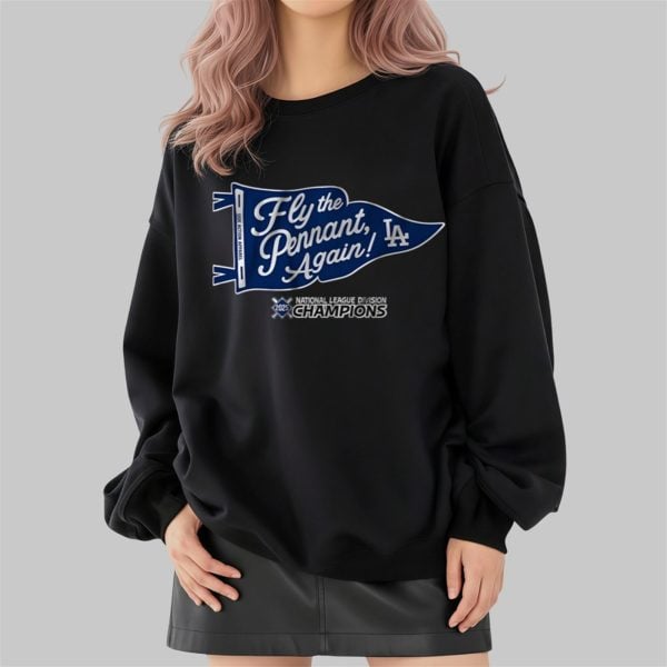 Dodgers Division Champions Fly The Pennat Again 2025 Shirt 2 4