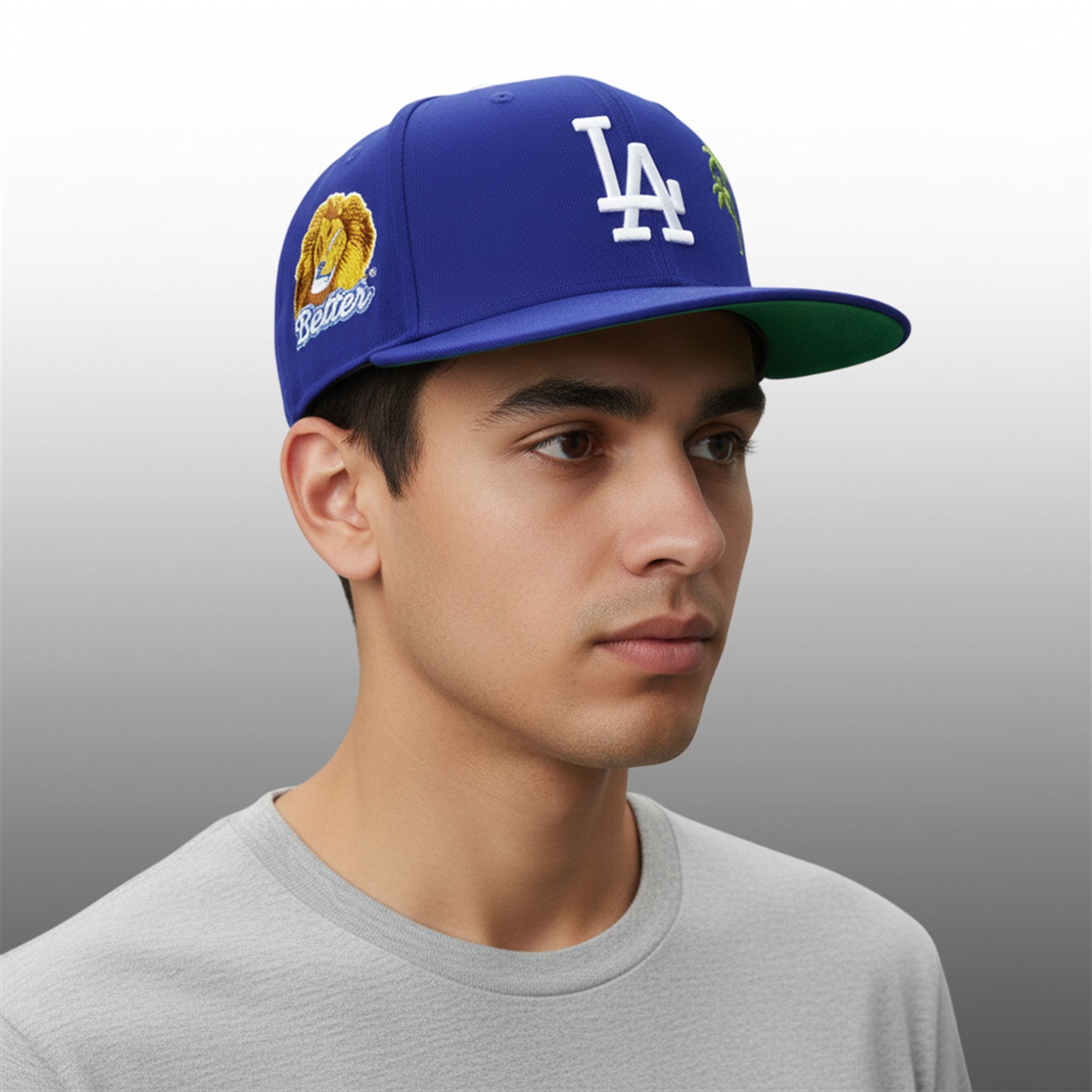 Dodgers LeBron James Lions Game 4 LA Hat 2 Dodgers LeBron James Lions Game 4 LA Hat 2