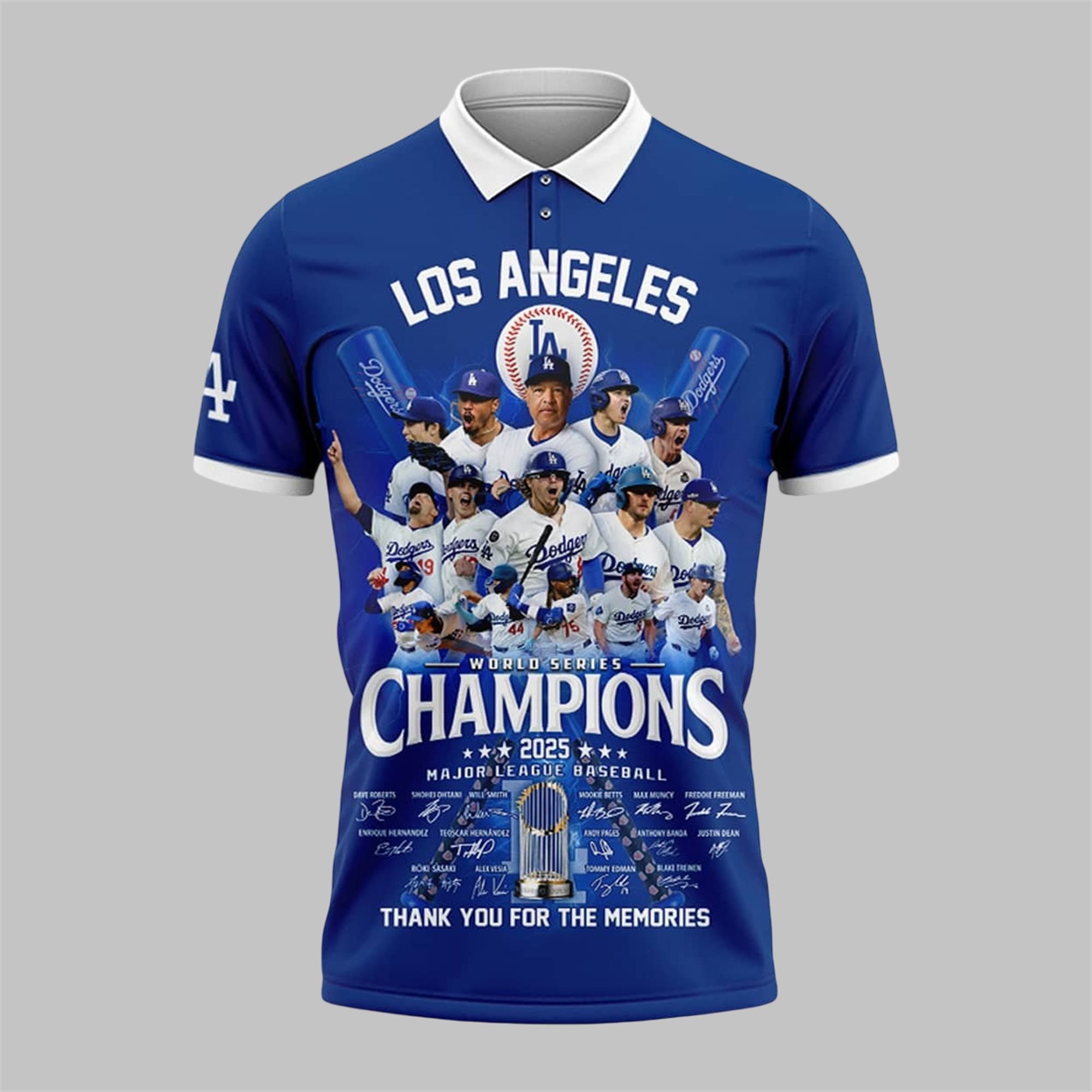 Dodgers World Series Champions 2025 Polo Shirt 1 Dodgers World Series Champions 2025 Polo Shirt 1