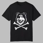 Dog Eyespatch Rev Pirate Reveille Flags Shirt