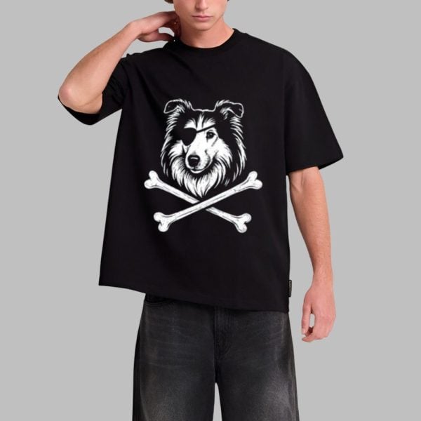 Dog Eyespatch Rev Pirate Reveille Flags Shirt 0 1