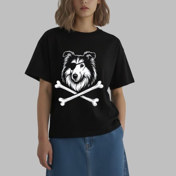 Dog Eyespatch Rev Pirate Reveille Flags Shirt 0 2