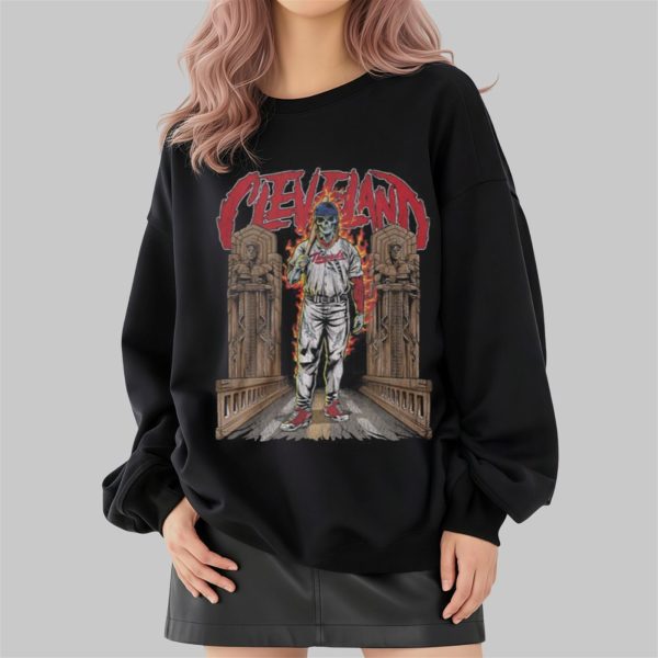 Donovan Mitchell Cleveland Skeleton Shirt 2 4