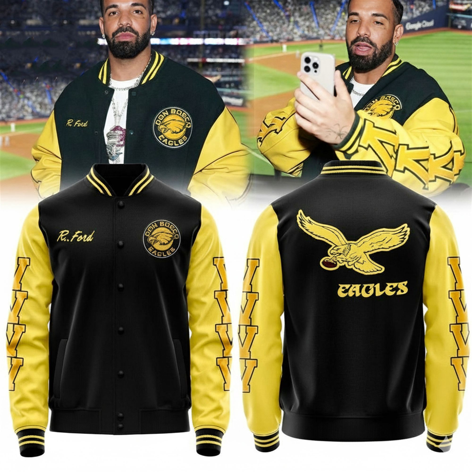 Drake Don Bosco Eagles Jacket 1 Drake Don Bosco Eagles Jacket 1