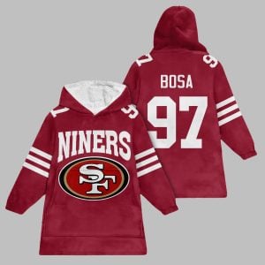 2025 Bosa 97 Niners San Francisco Blanket Hoodie 1