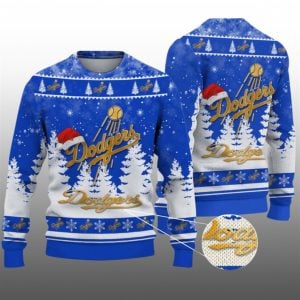 2026 Christmas LA Dodgers Ugly Christmas Sweater 1 1